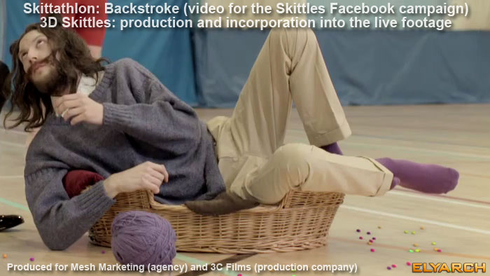 Skittles Backstroke/ Facebook campaign