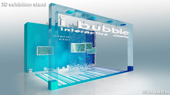 3D exhibition stand concept